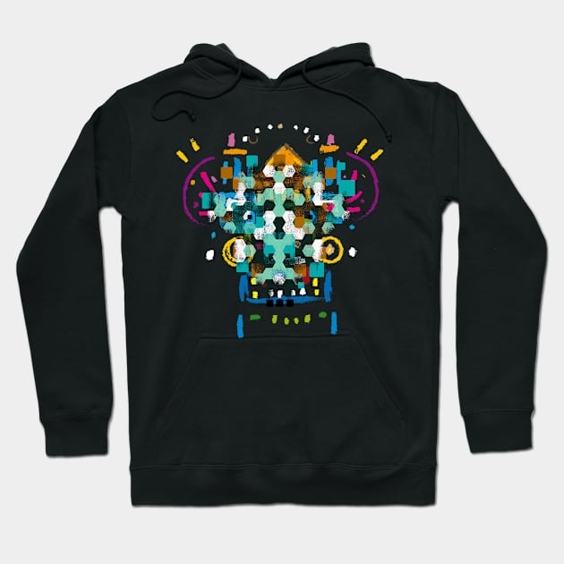 Inca King - Mystical Carnival Art Hoodie by Nikokosmos